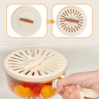Multi-purpose colander basket with lid🥗.
