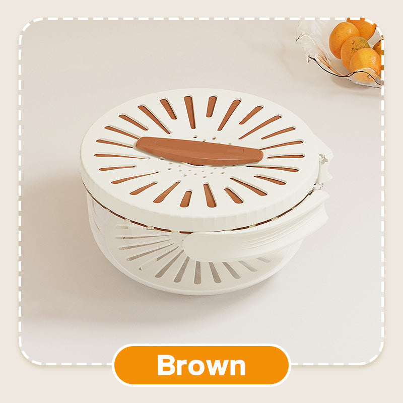 Multi-purpose colander basket with lid🥗.