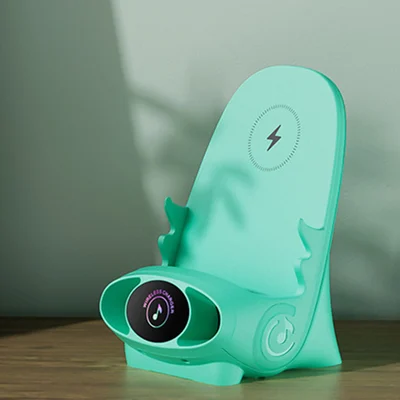 🌈Soldes d'été🌈Offre limitée : 50 % de réduction⚡Mini chargeur rapide sans fil en forme de chaise avec support de téléphone multifonction