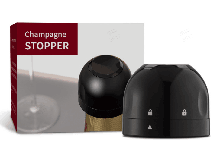 🍷 Bouchons Hermétiques en Silicone pour Vin, Champagne & Bière – Fermeture Rotative, Conservation des Bulles, Silicone Alimentaire ABS – Idée Cadeau 🎁🥂
