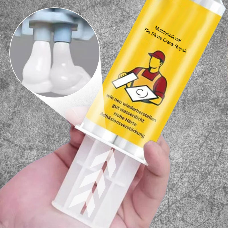 Kit de réparation multifonctionnel pour fissures de carrelage et de pierre