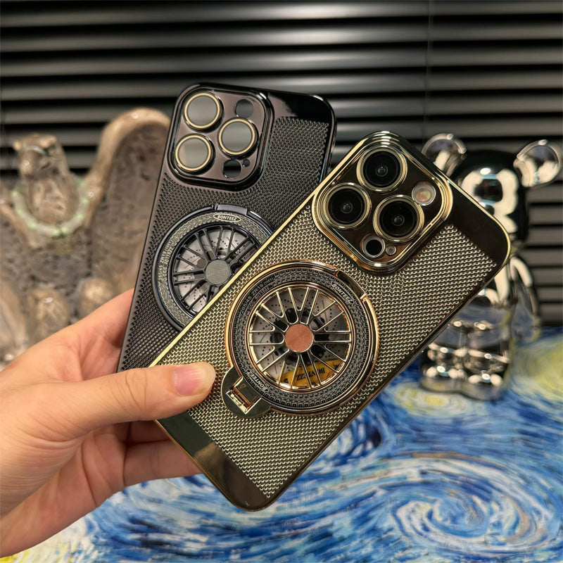 Coque iPhone avec Support Gyroscopique