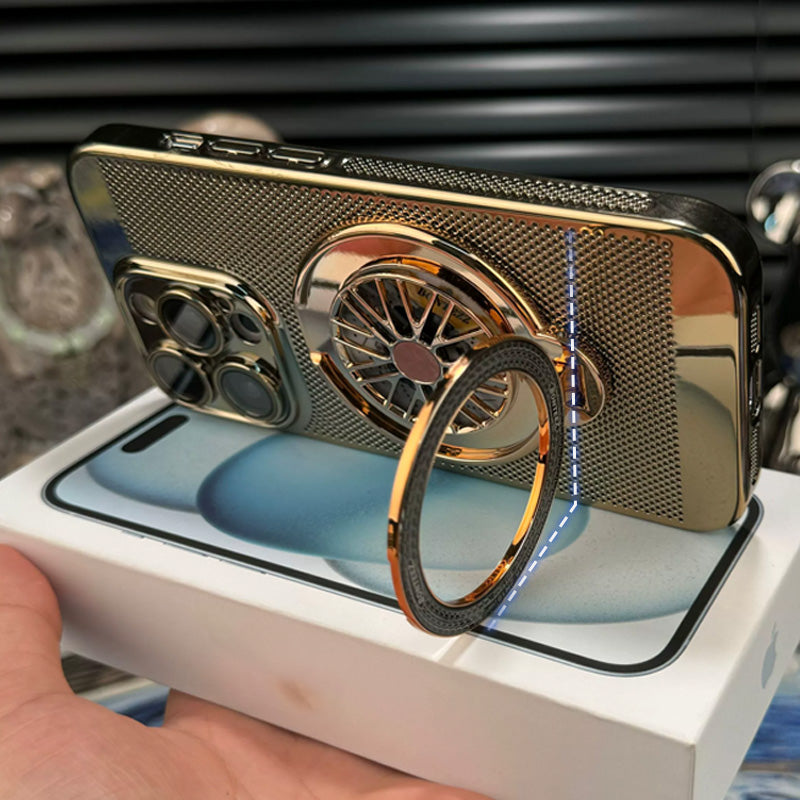 Coque iPhone avec Support Gyroscopique