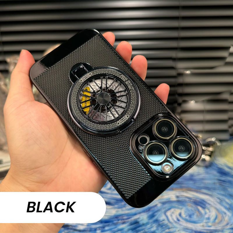 Coque iPhone avec Support Gyroscopique