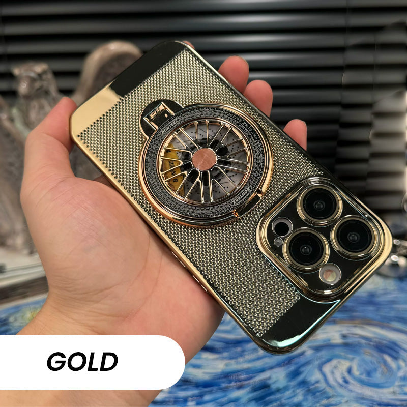 Coque iPhone avec Support Gyroscopique