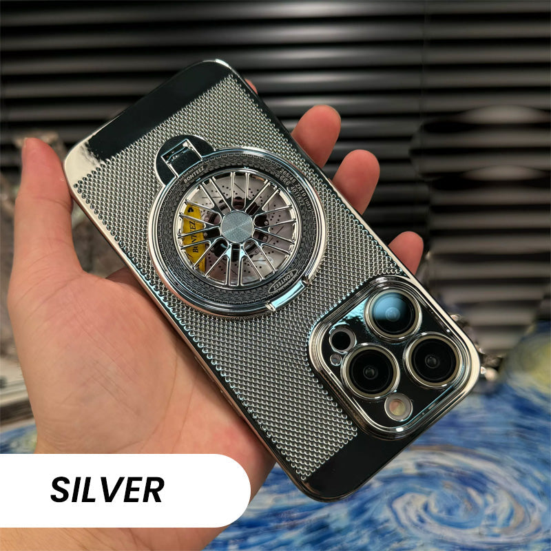 Coque iPhone avec Support Gyroscopique
