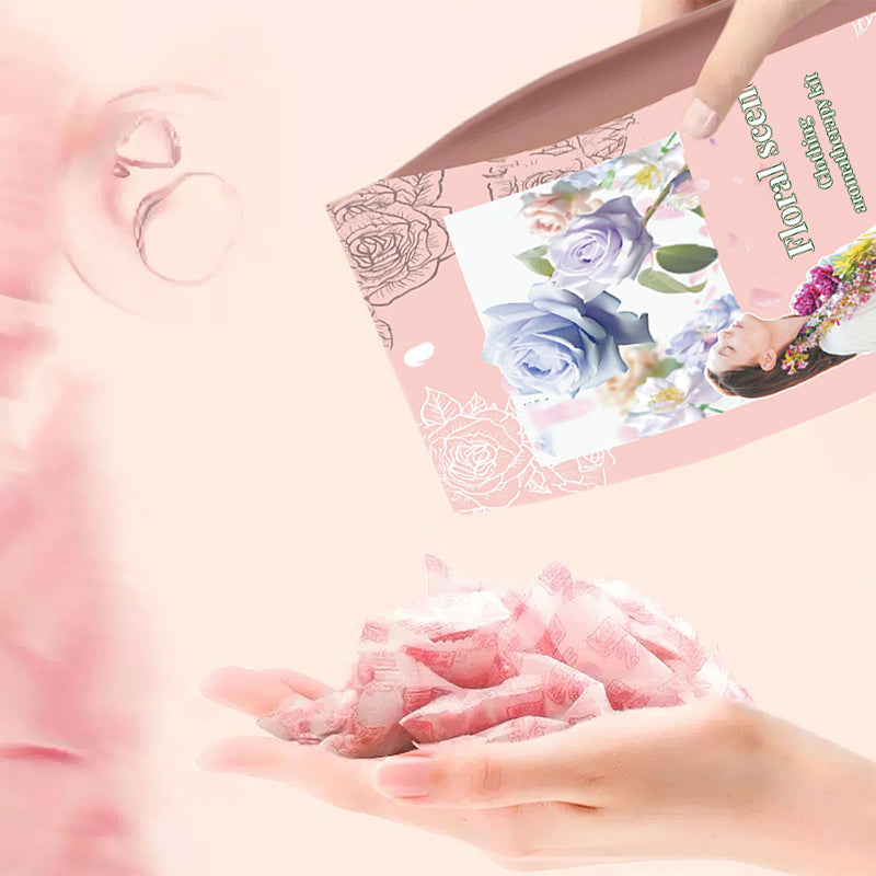 Boules de camphre florales antimites et répulsives
