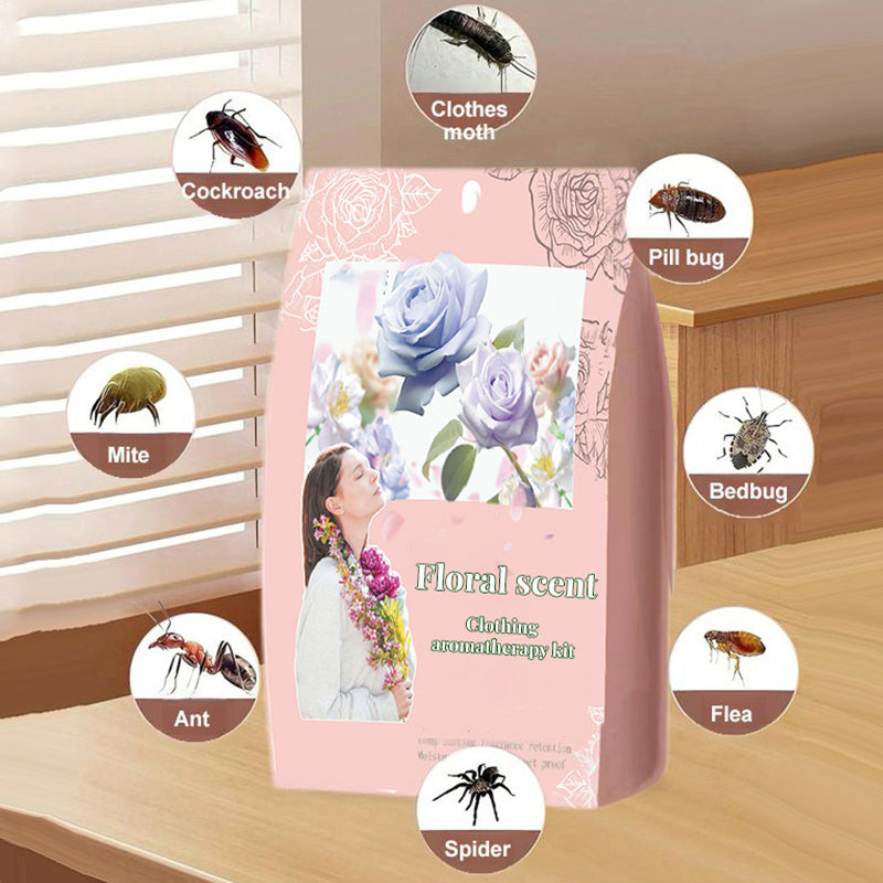 Boules de camphre florales antimites et répulsives