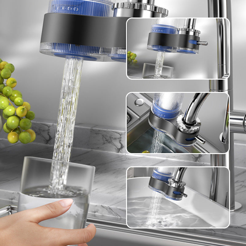 Filtre à eau universel pour robinet, détachable et lavable pour usage domestique
