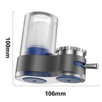Filtre à eau universel pour robinet, détachable et lavable pour usage domestique