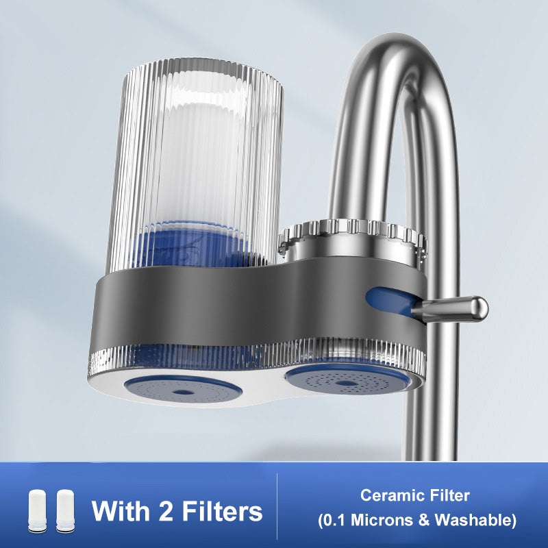 Filtre à eau universel pour robinet, détachable et lavable pour usage domestique