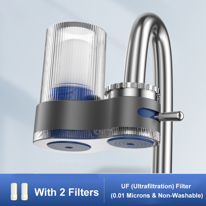Filtre à eau universel pour robinet, détachable et lavable pour usage domestique