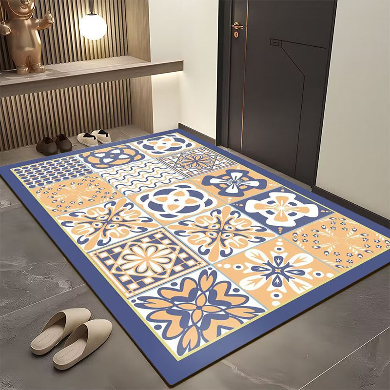 💥Tapis de sol géométrique bohème pour l'entrée