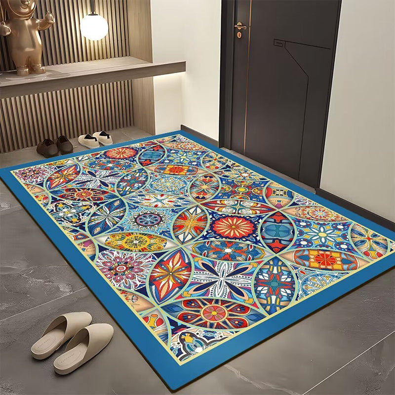 💥Tapis de sol géométrique bohème pour l'entrée