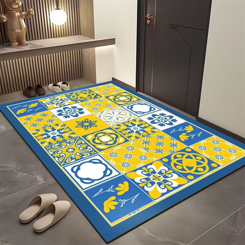 💥Tapis de sol géométrique bohème pour l'entrée