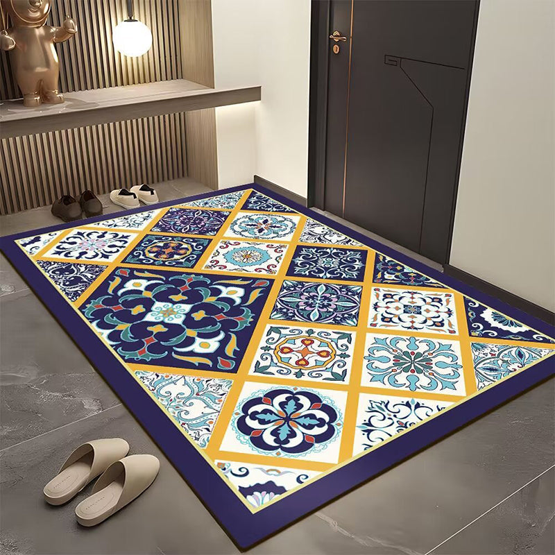💥Tapis de sol géométrique bohème pour l'entrée