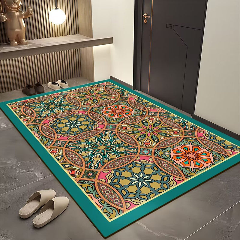 💥Tapis de sol géométrique bohème pour l'entrée