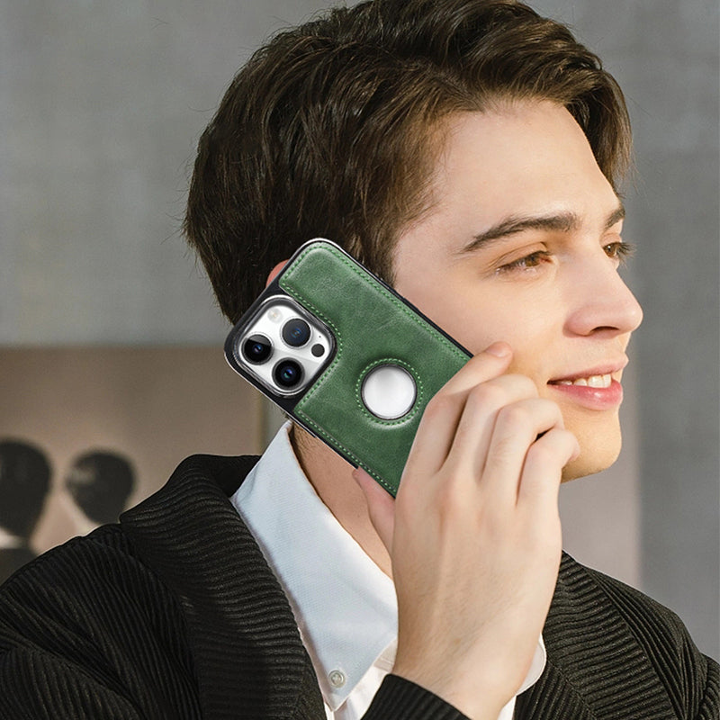 Étui en cuir de luxe pour iPhone