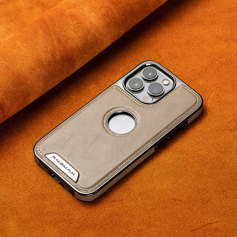 Étui en cuir de luxe pour iPhone