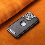 Étui en cuir de luxe pour iPhone