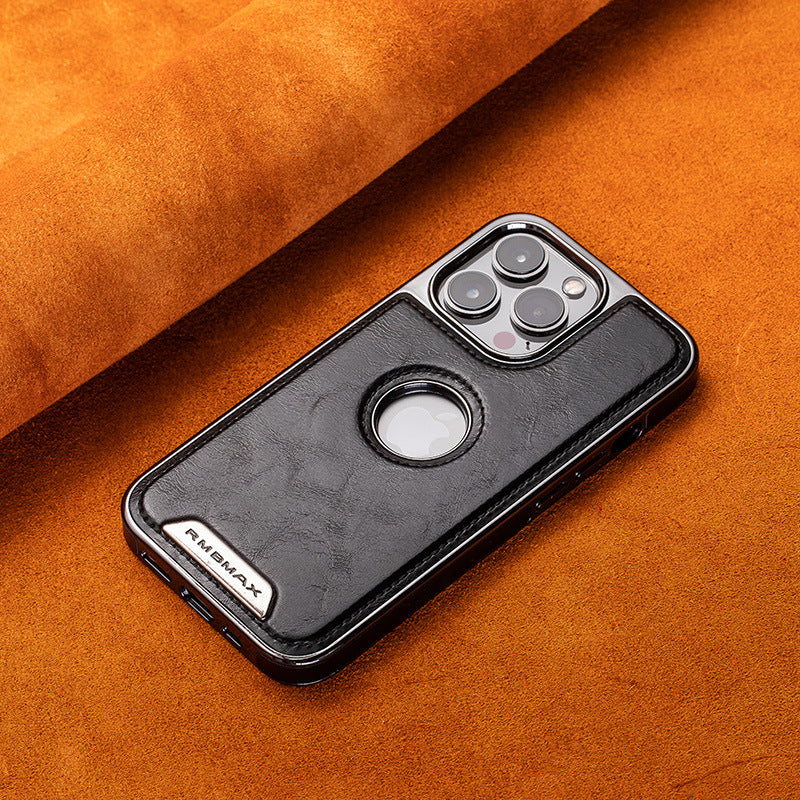 Étui en cuir de luxe pour iPhone