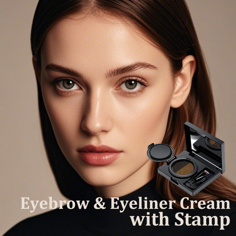 Crème à sourcils et eye-liner avec tampon