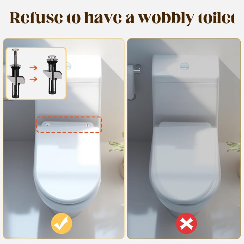 🔥Achetez-en 1, obtenez-en 1 gratuit🔥Kit de boulons de fixation pour siège de toilette robuste