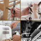 🔩🛠️ Jeu de Tournevis à Cliquet 24 en 1 – Acier S2 Chrome-Molybdène, Alliage d'Aluminium Forgé, 58 Dents, 5 Types d'Embouts, Compact & Portable – Idéal pour le Bricolage & l'Atelier ✨