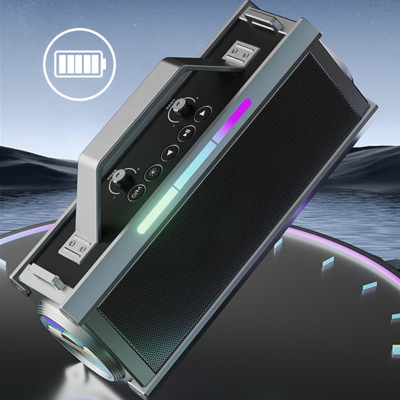 Haut-parleur Bluetooth karaoké 200W avec microphone sans fil