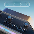 Haut-parleur Bluetooth karaoké 200W avec microphone sans fil