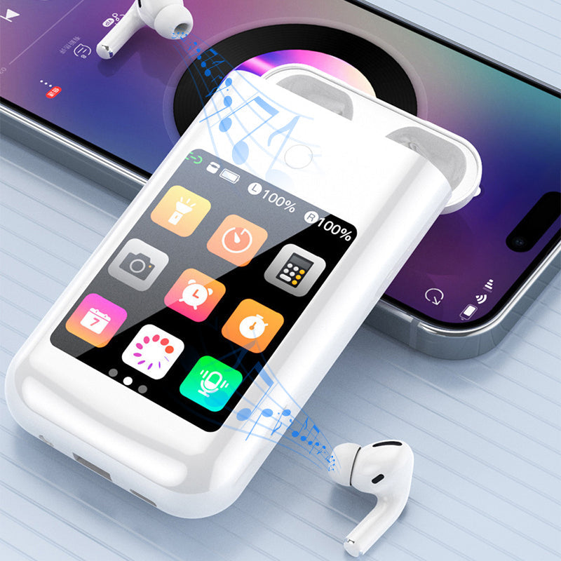 Écouteurs Bluetooth multimédia portables 3-en-1 avec chargeur