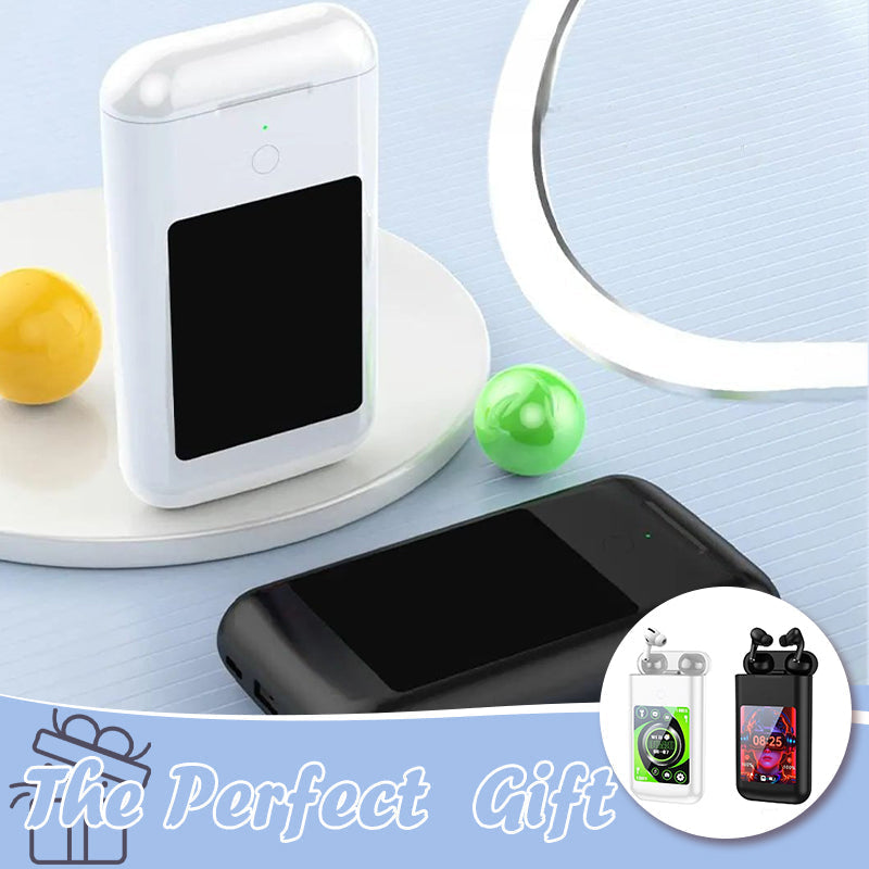 Écouteurs Bluetooth multimédia portables 3-en-1 avec chargeur