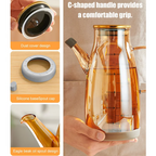 Bouteille distributeur d'huile avec bec anti-goutte