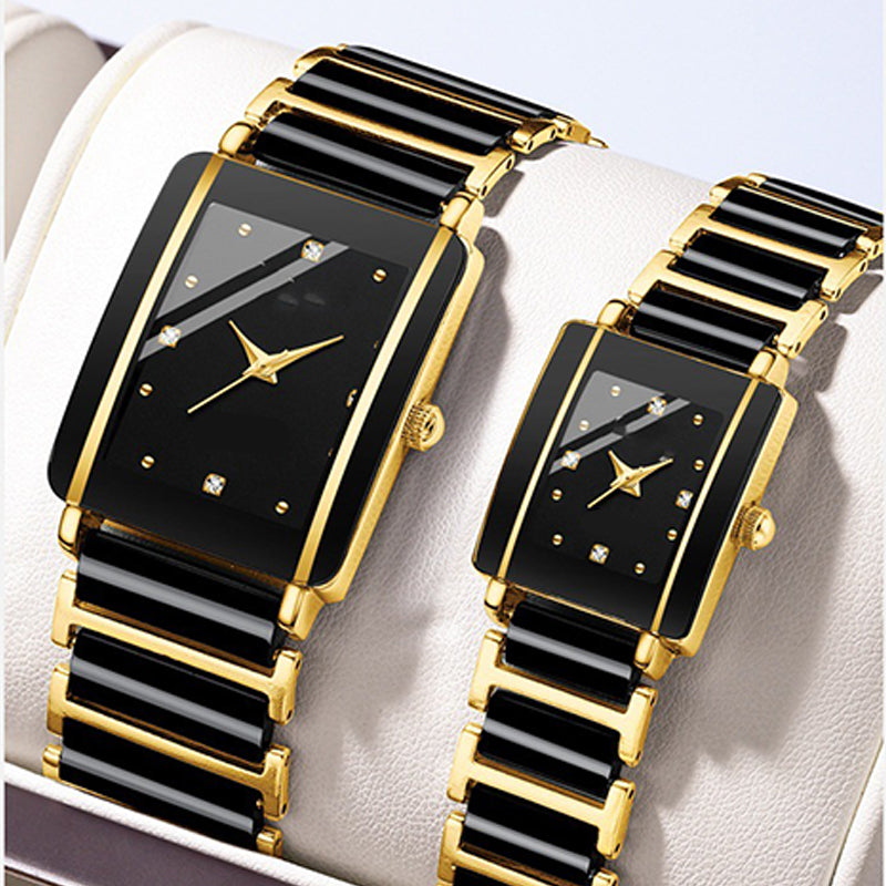 Montre carrée polyvalente décontractée
