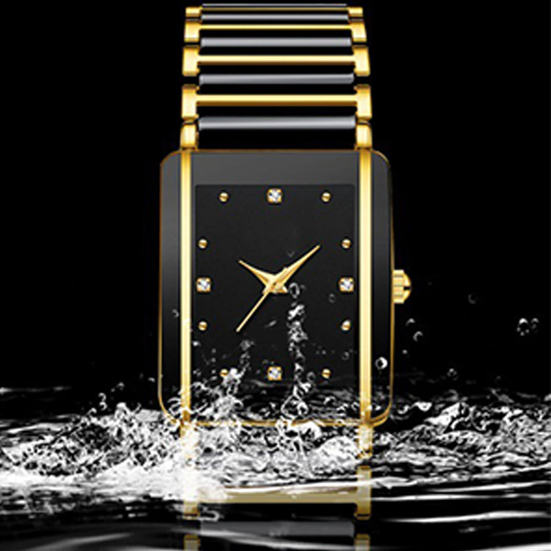 Montre carrée polyvalente décontractée