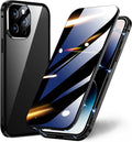 Étui de téléphone 2 en 1 avec film de protection de la vie privée pour iPhone