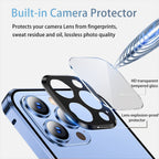 Étui de téléphone 2 en 1 avec film de protection de la vie privée pour iPhone