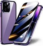 Étui de téléphone 2 en 1 avec film de protection de la vie privée pour iPhone