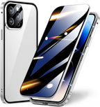 Étui de téléphone 2 en 1 avec film de protection de la vie privée pour iPhone