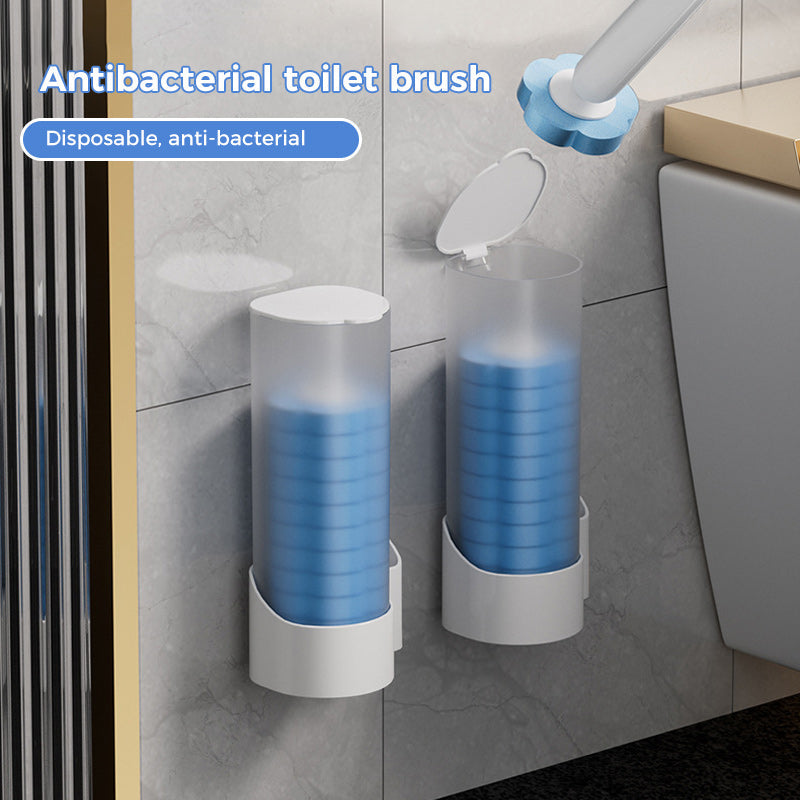 🧹🚽 Brosse WC Jetable avec Recharges – Système Hygiénique avec Éponge Nettoyante, Support Inclus – Parfums Océan, Citron & Lavande 🌿🚿