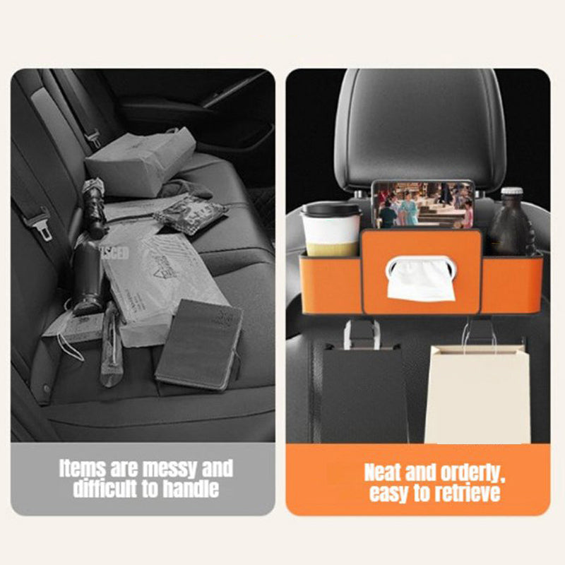 Sac de rangement multifonctionnel et imperméable pour dossier de siège de voiture