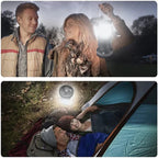 Lampe Solaire d'Aventure & Ventilateur Portable 2-en-1