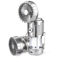 Lampe Solaire d'Aventure & Ventilateur Portable 2-en-1