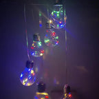 Carillons éoliens à LED de couleur à énergie solaire