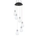 Carillons éoliens à LED de couleur à énergie solaire
