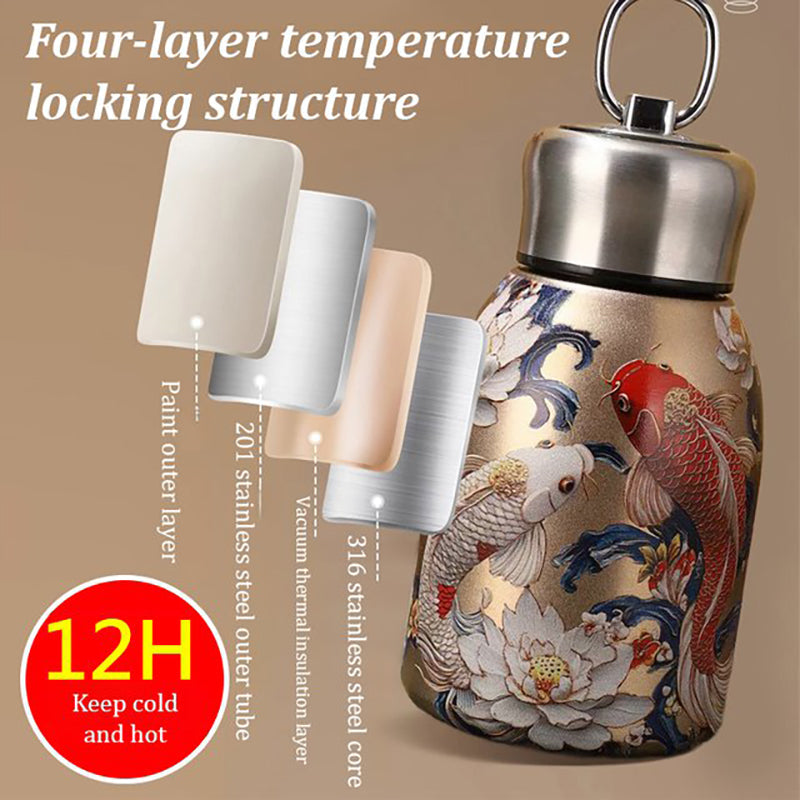 Bouteille d'eau isotherme élégante et portable