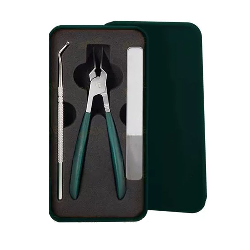 Lot de 3 Coupe-ongles Inclinés à 25° Anti-Projections