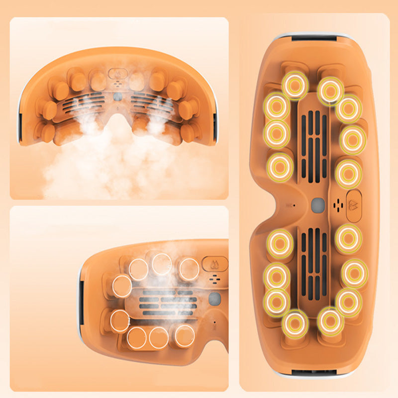 Eye massager with hot and cold packs