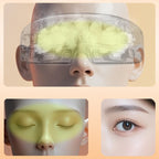 Eye massager with hot and cold packs