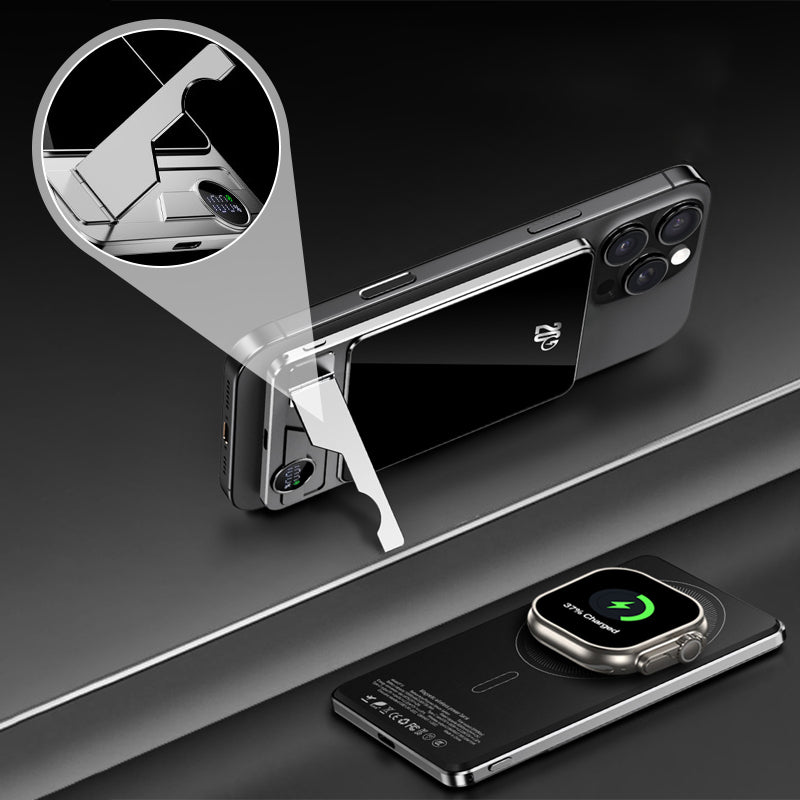 Double Mode Magnetic Power Bank avec Support